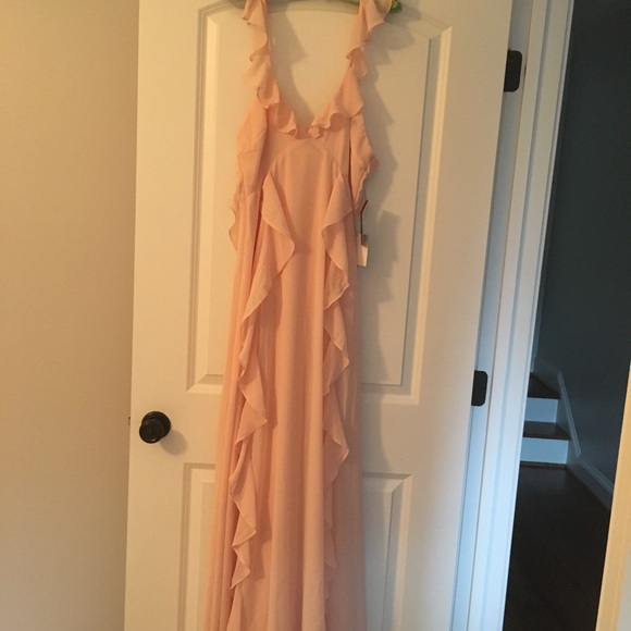 Lulus blush pink maxi dress - Picture 5 of 10